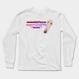 Let Me Do It For You Borzoi Cellophane Parody Miss Piggy Meme Long Sleeve T-Shirt